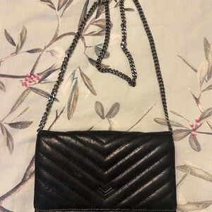 Botkier Black Chevron Crossbody Bag